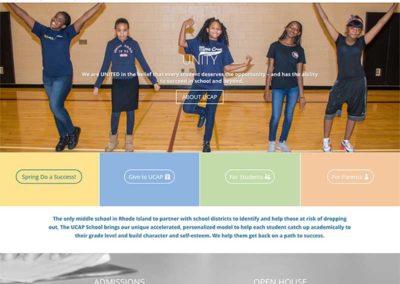 The UCAP School website Home Page