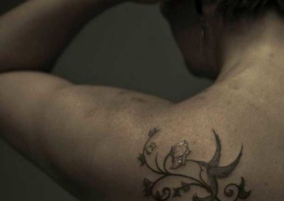 Tattoo on shoulder